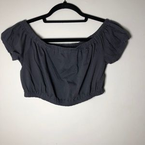 Grey Wilfred Ultra Crop-Top - Size Med